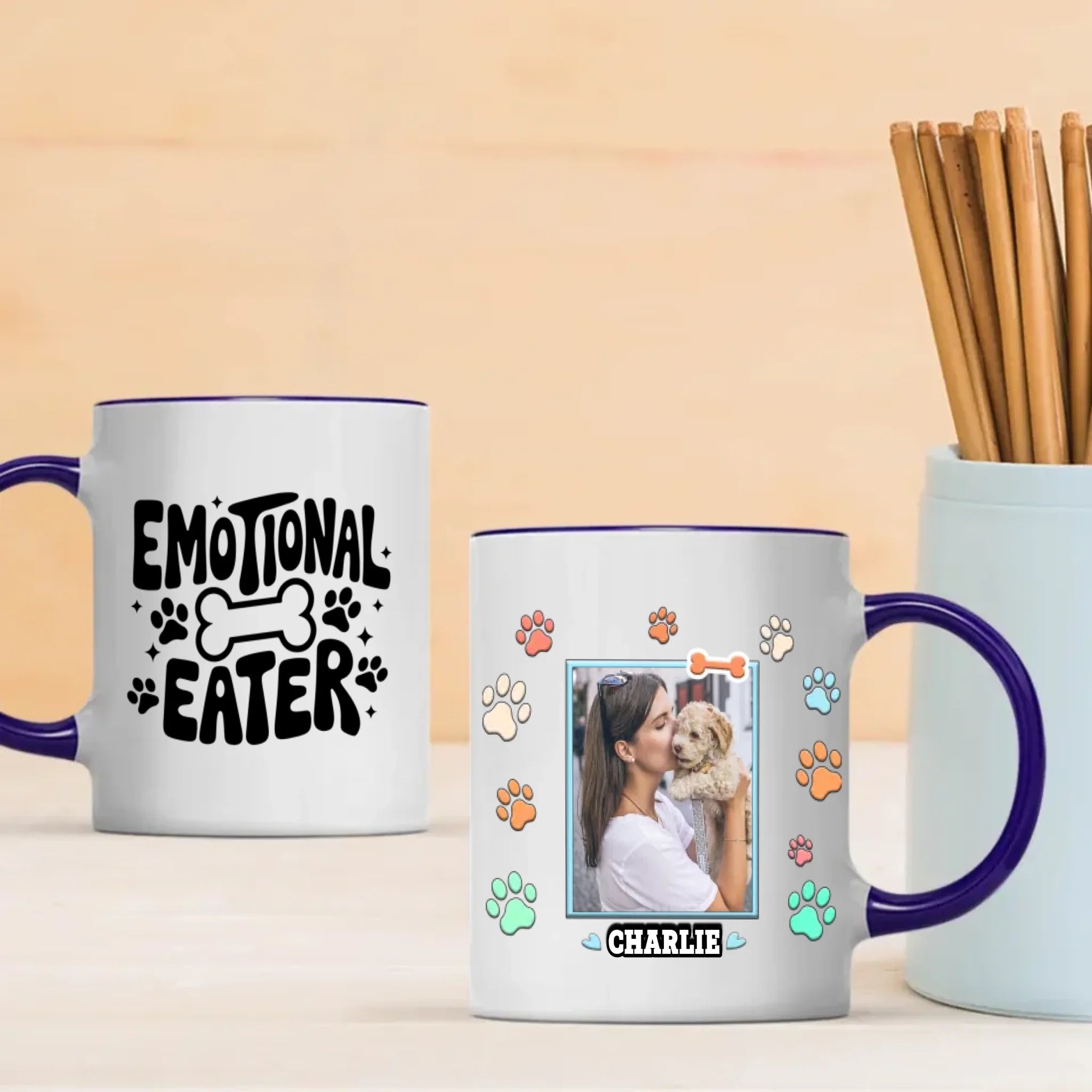 Emotional Eater Mug – Funny & Relatable Gift for Food Lovers and Stress Snackers - 89Prints