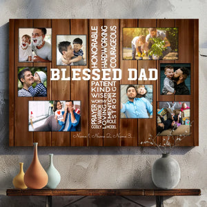 Customizable Canvas for Dad: A Tribute to an Honorable Father | 89Prints