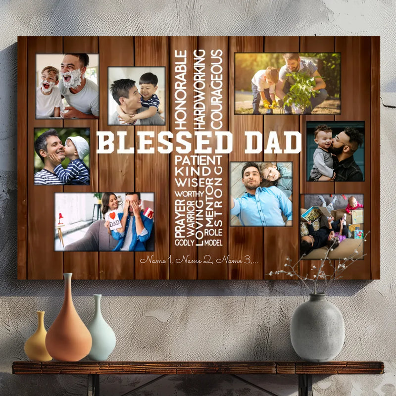 Customizable Canvas for Dad: A Tribute to an Honorable Father | 89Prints