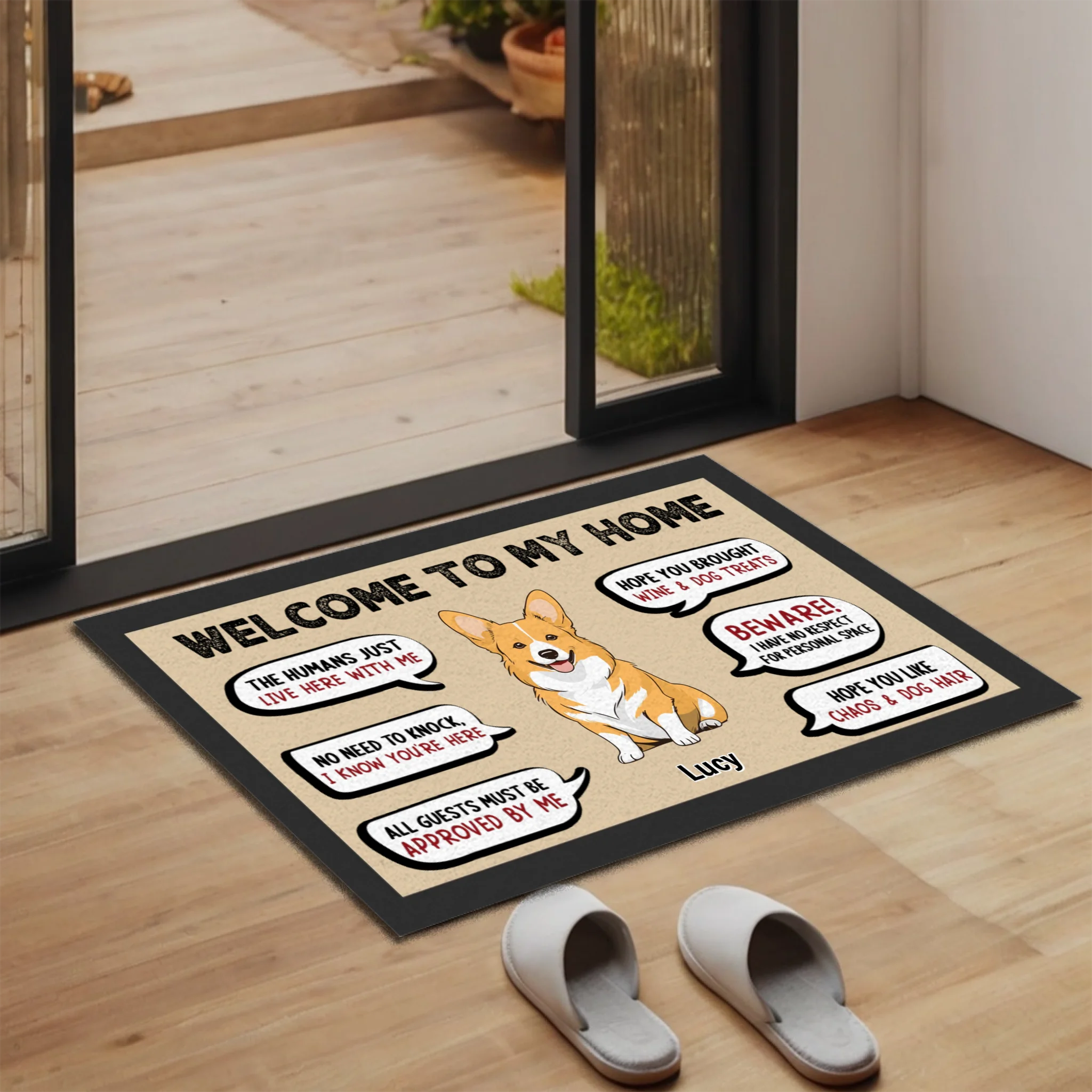 Welcome Doormat – Simple & Elegant Entryway Mat - 89Prints