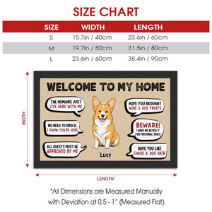 Welcome Doormat – Simple & Elegant Entryway Mat - 89Prints