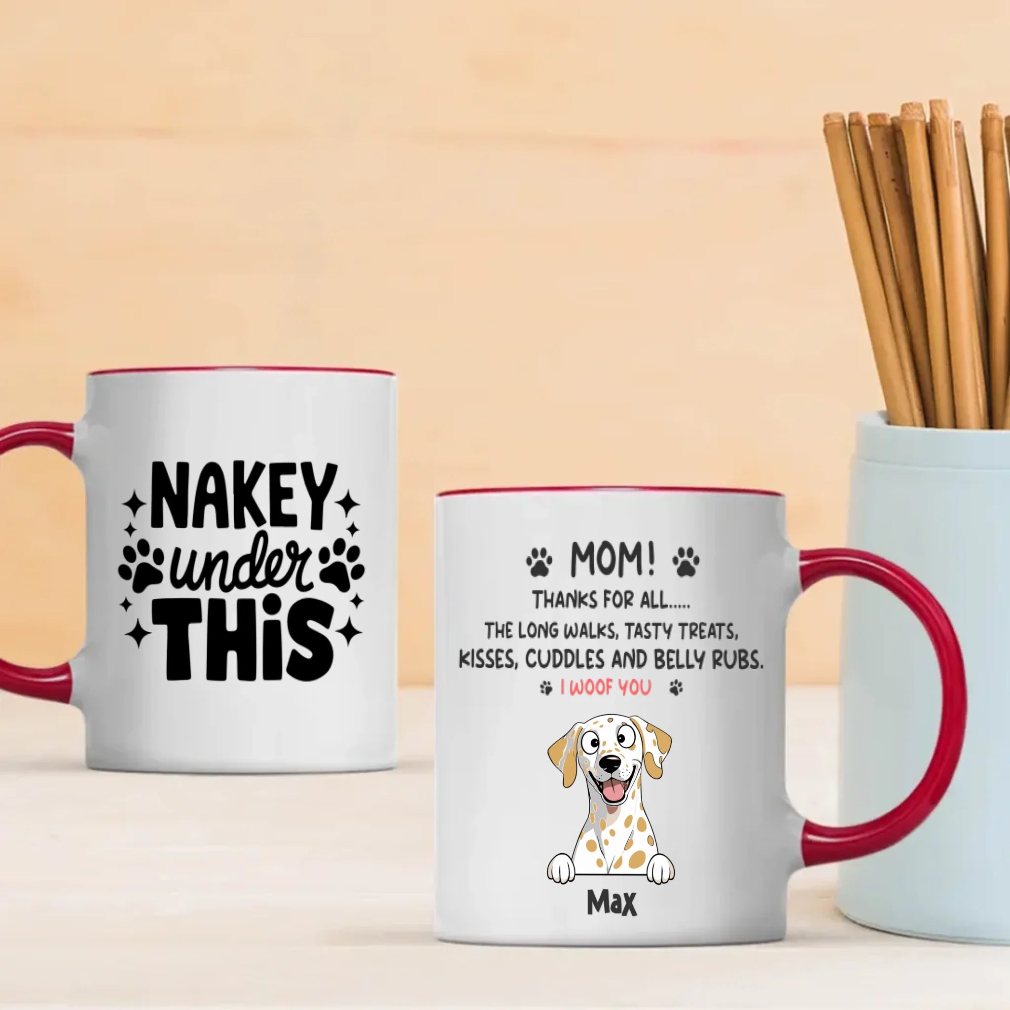Mom, Thanks for All Mug – A Heartfelt Gift to Show Your Love and Gratitude - 89Prints