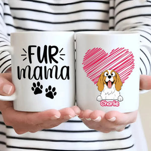Funny “Fur Mama” Dog Mug – Custom Dog Breed – Cute Gift for Proud Pet Moms – 89Prints