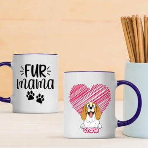 Funny “Fur Mama” Dog Mug – Custom Dog Breed – Cute Gift for Proud Pet Moms – 89Prints