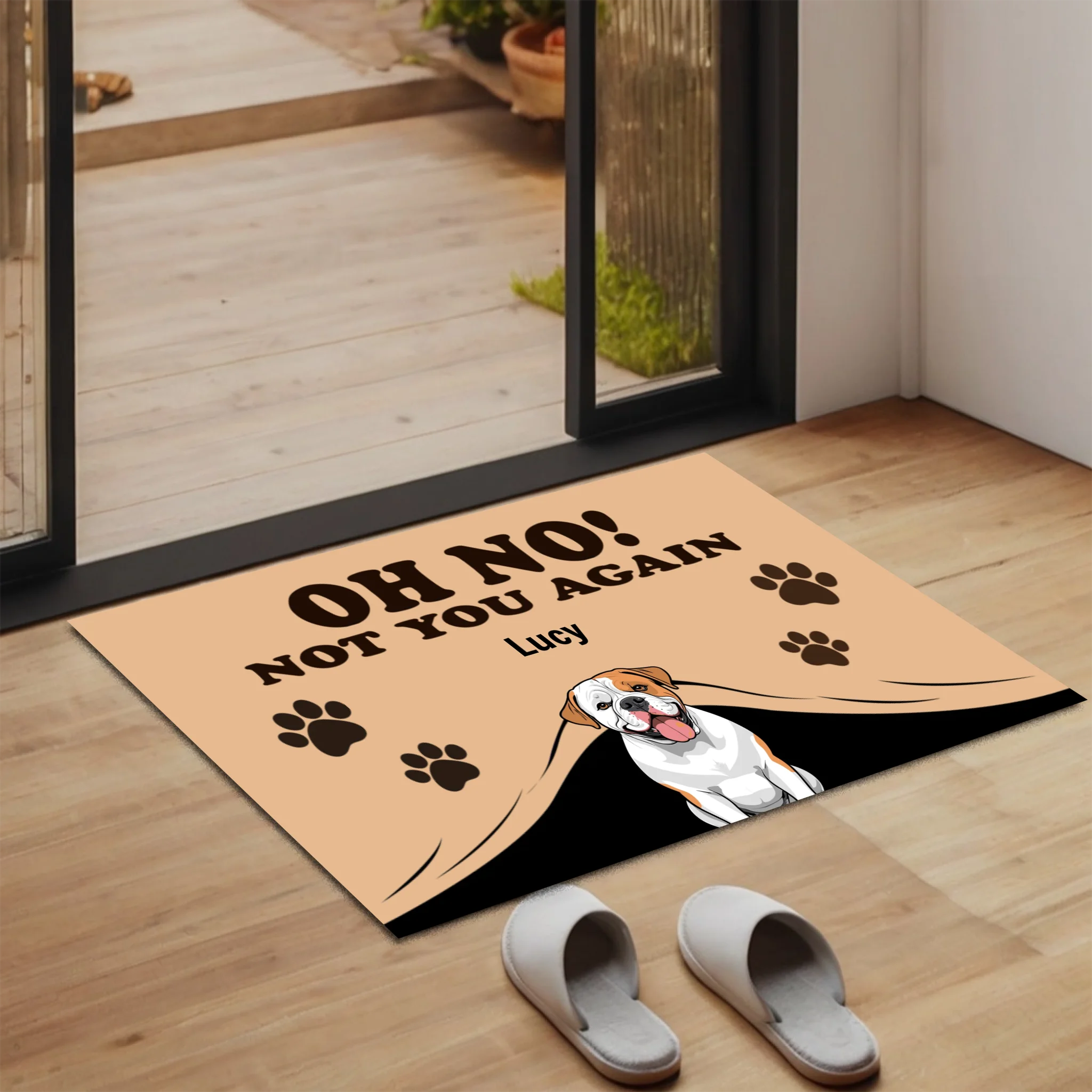 Personalized Unexpected & Funny Doormats | Oh No! Not You Again - 89Prints