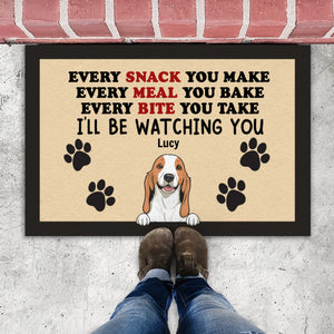 Dog Lover Gift – “Every Snack You Make” Personalized Doormat - 89Prints