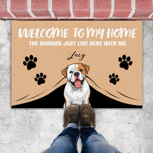 Welcome to My Home – Funny Dog Doormat for Pet Lovers - 89Prints