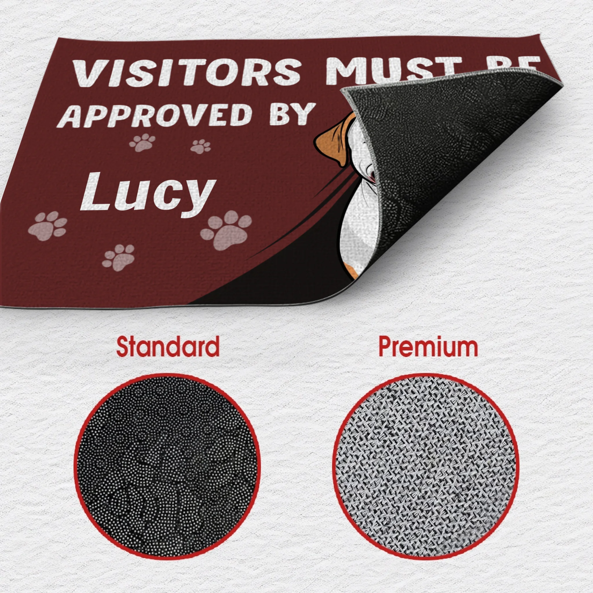 Personalized Doormat | Funny Dog-Approved Welcome Mat - 89Prints