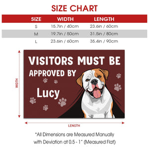 Personalized Doormat | Funny Dog-Approved Welcome Mat - 89Prints