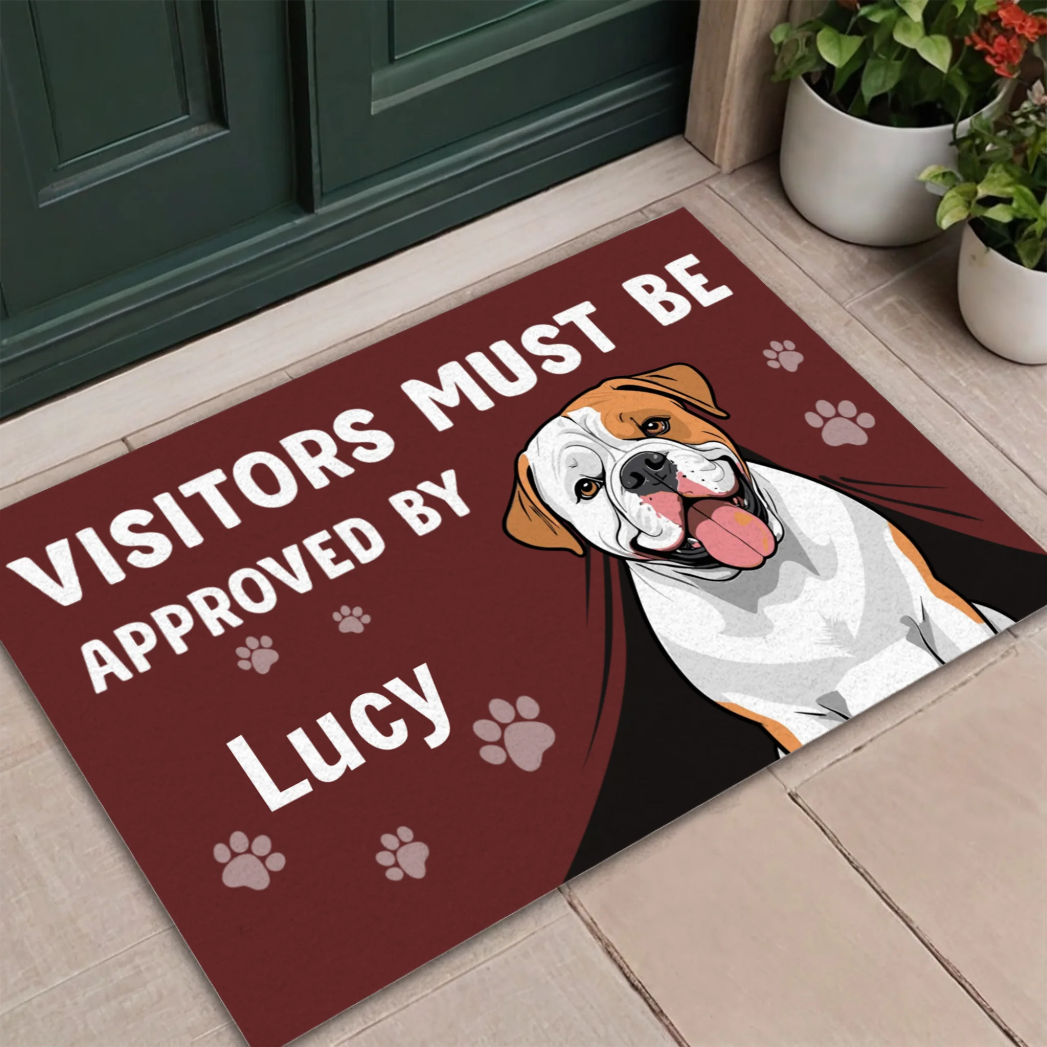 Personalized Doormat | Funny Dog-Approved Welcome Mat - 89Prints
