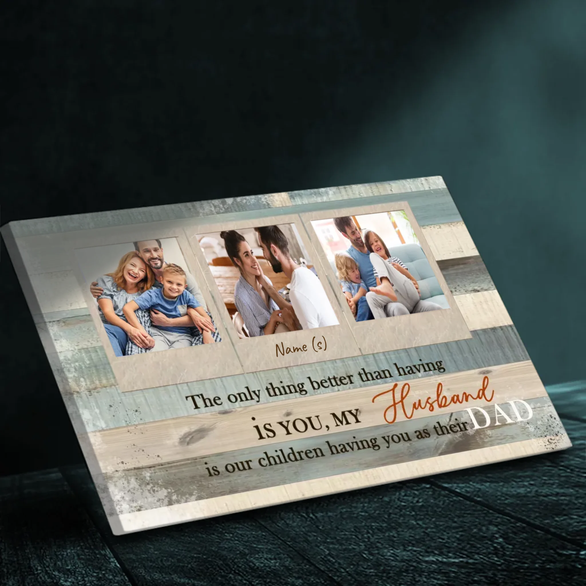 Custom Father's Day Canvas – The Perfect Gift for Husband and Dad