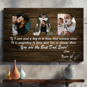 Customizable Best Dad Ever Canvas – Heartfelt Gift for Fathers | 89Prints