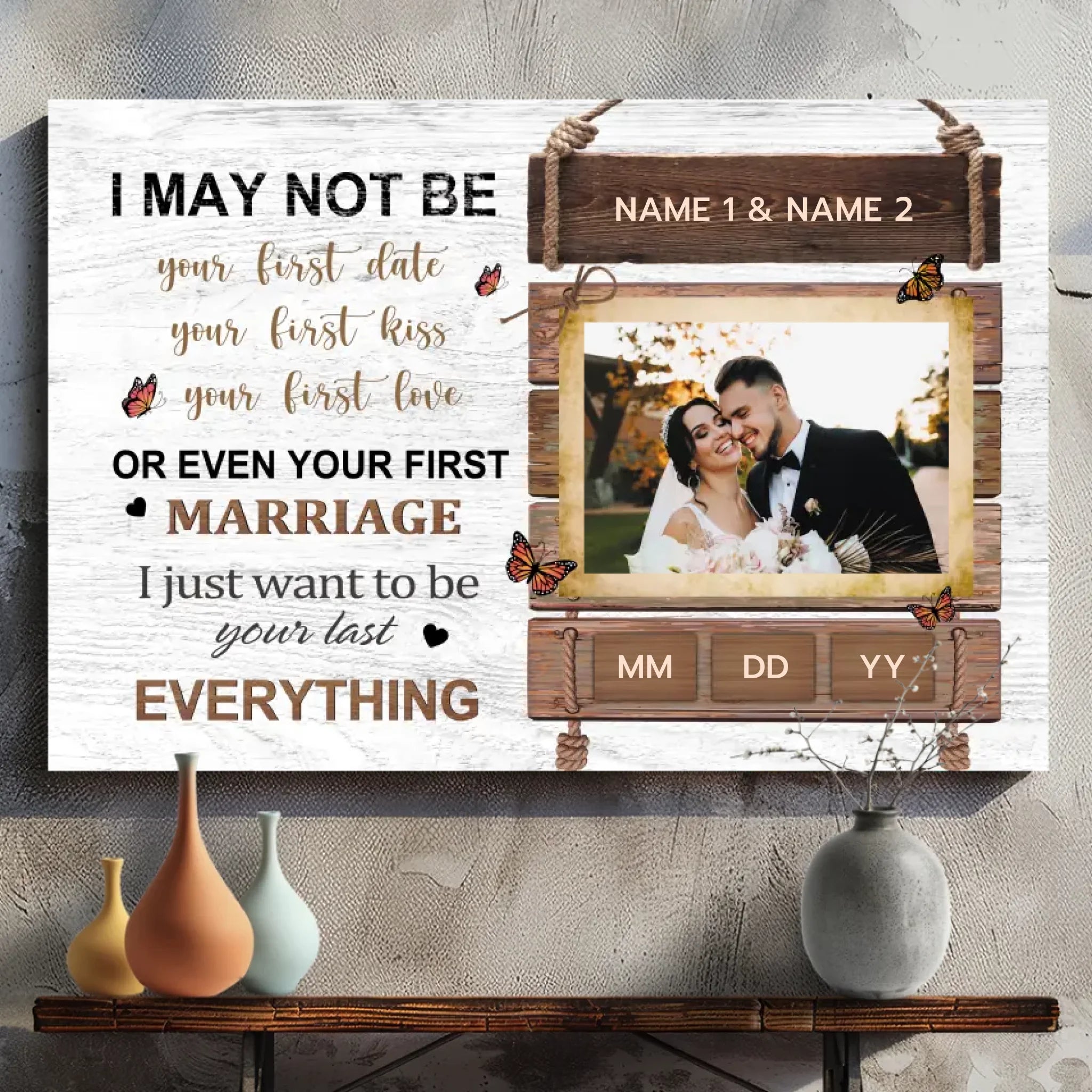 Custom Wedding Canvas - 