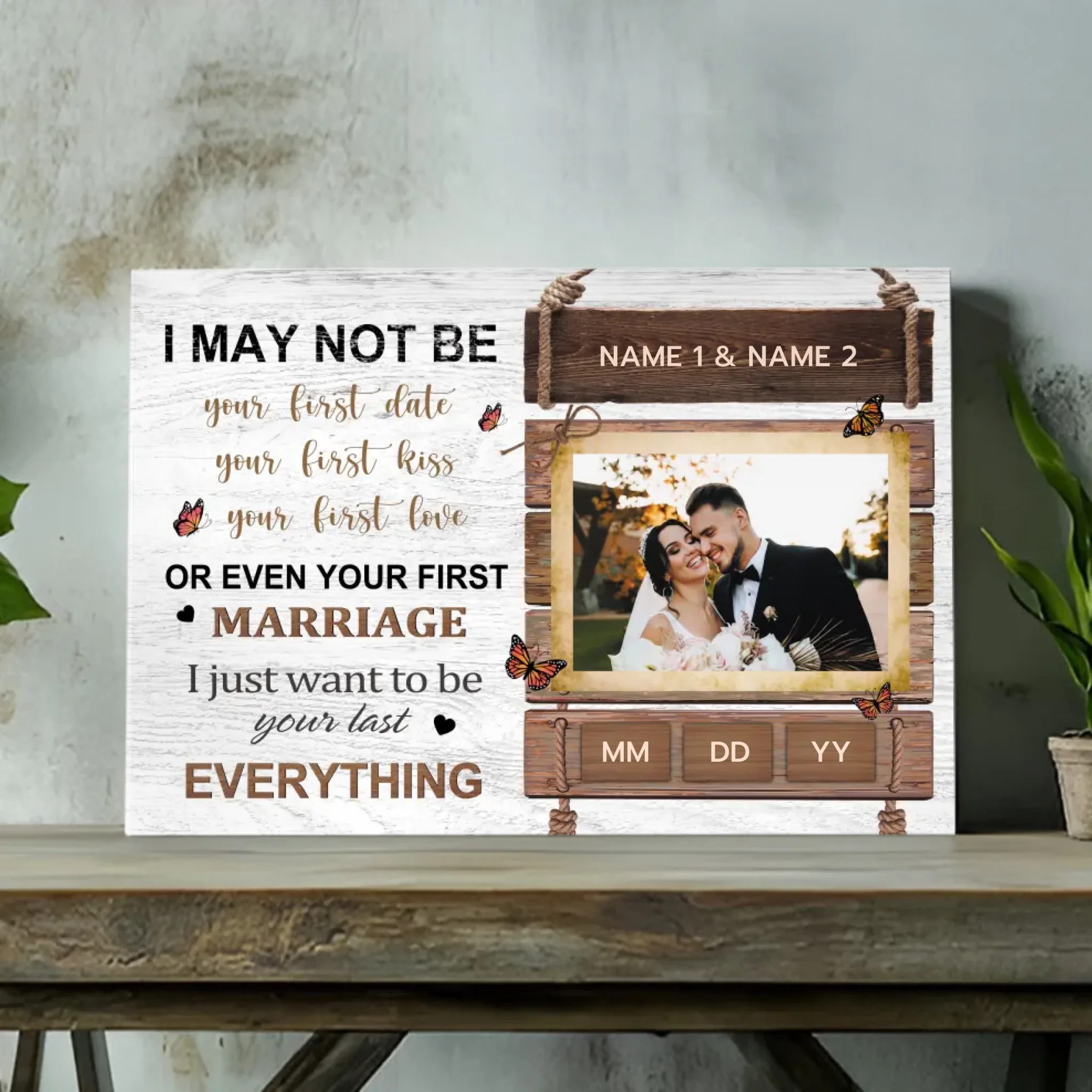 Custom Wedding Canvas - 