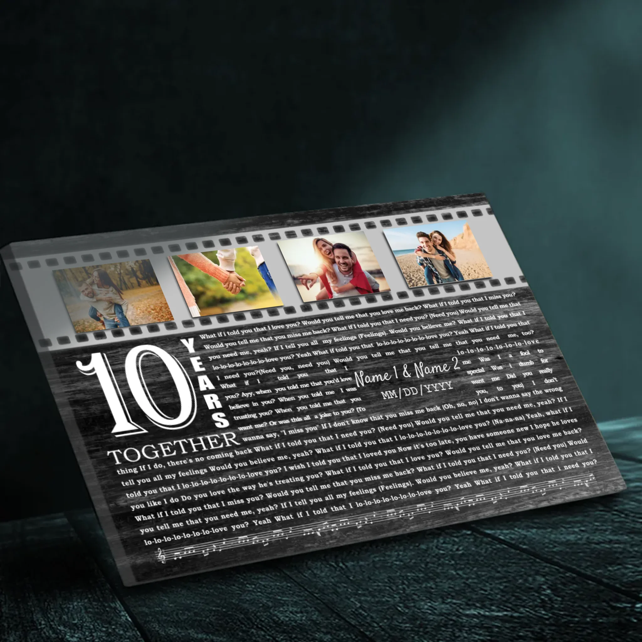 Custom Love Canvas At 89Prints - Romantic Personalized Wall Art