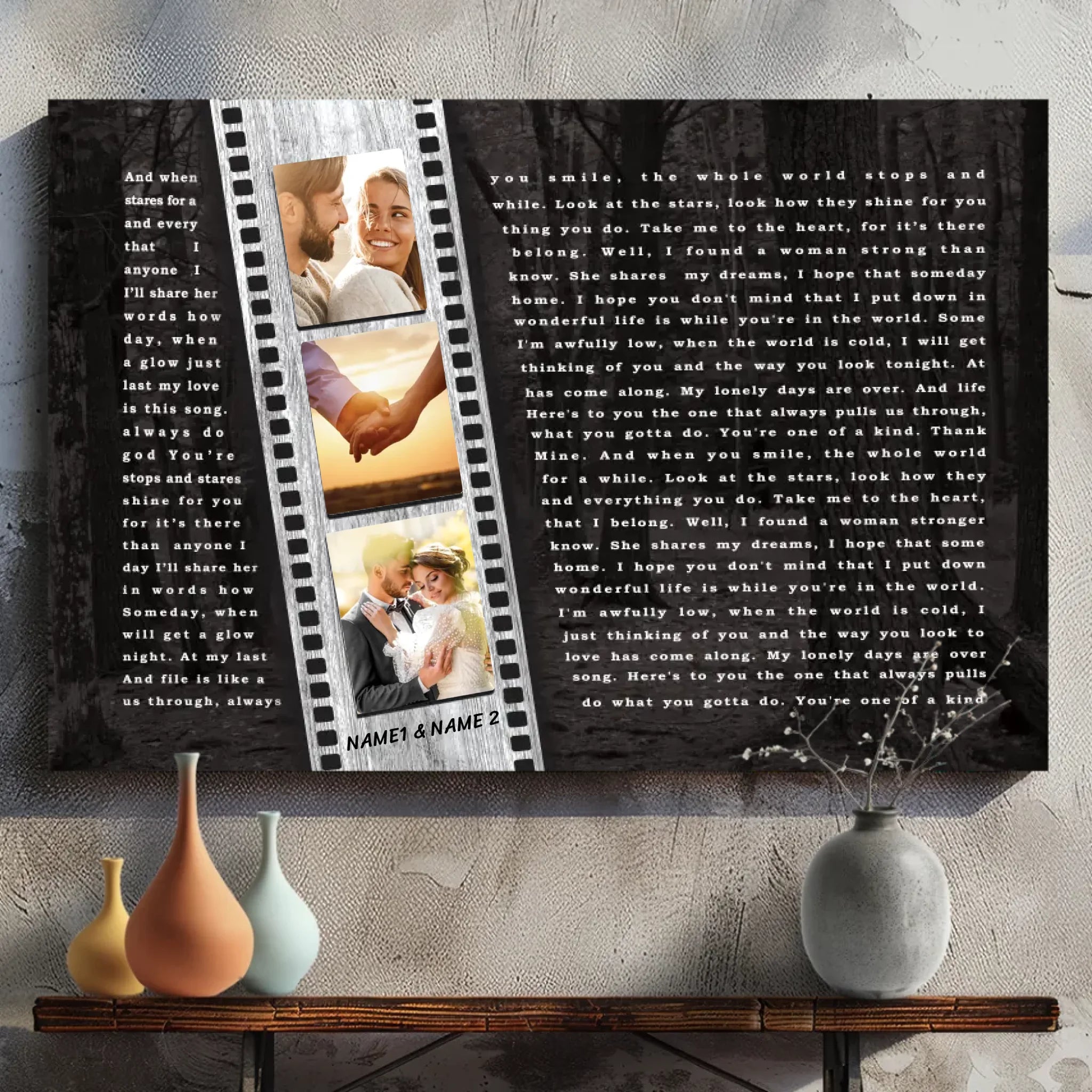 Personalized Love Canvas: Celebrate Your Unique Bond | 89Prints