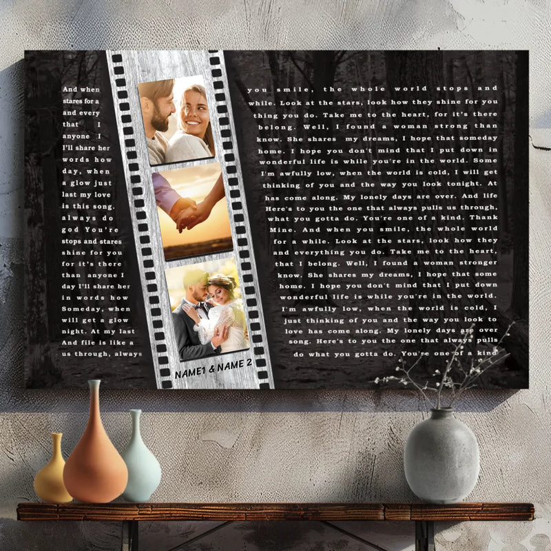 Personalized Love Canvas: Celebrate Your Unique Bond | 89Prints