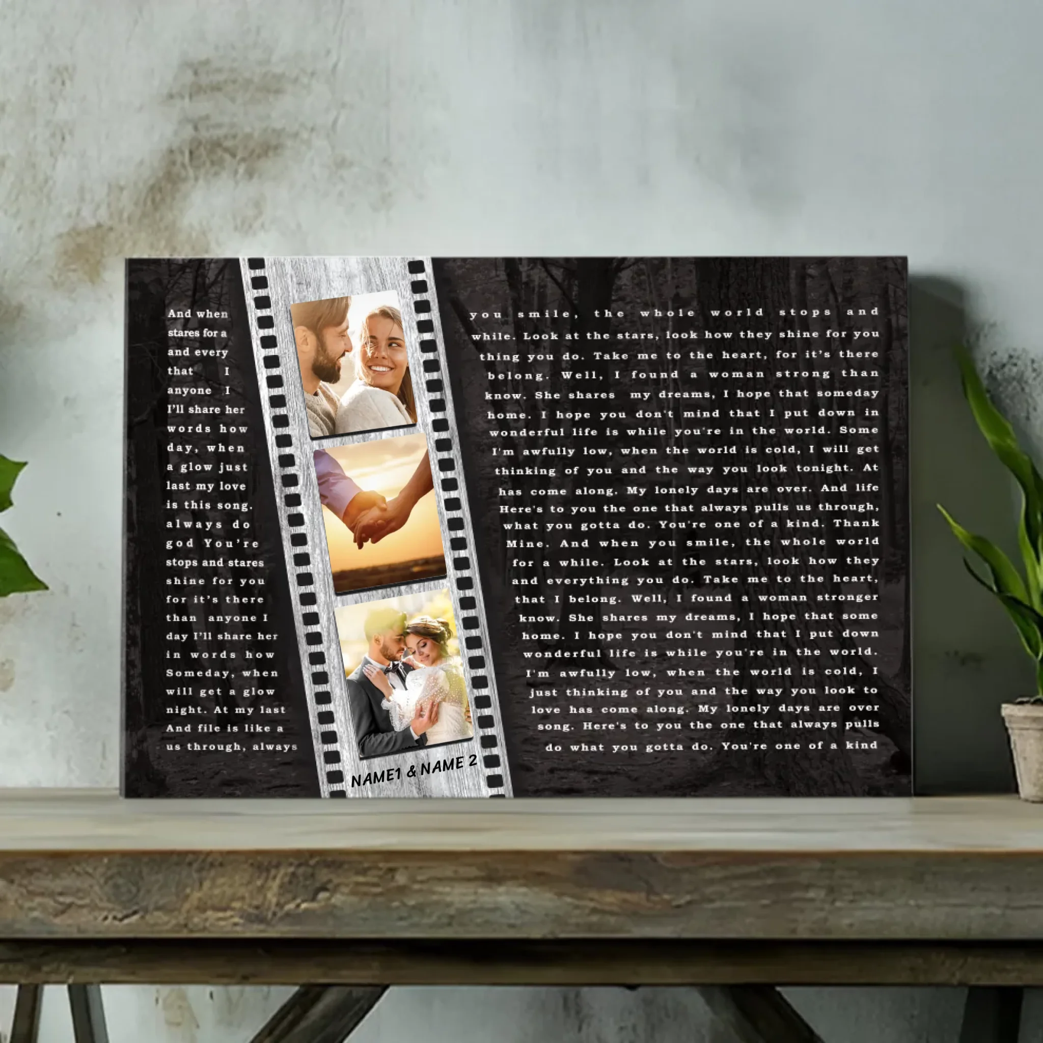 Personalized Love Canvas: Celebrate Your Unique Bond | 89Prints