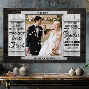 Personalized Marriage Canvas: Celebrating Your Journey as One | 89Prints
