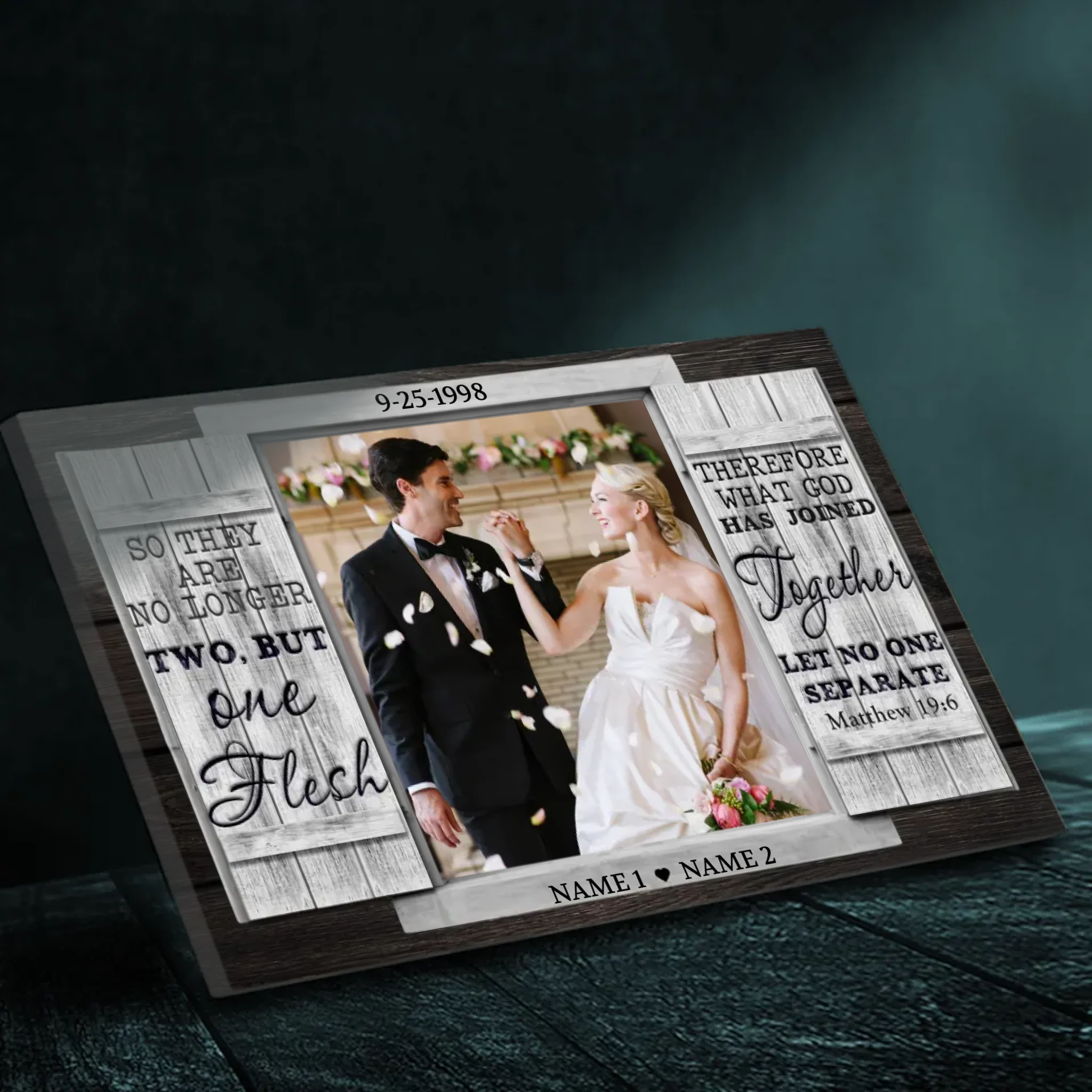 Personalized Marriage Canvas: Celebrating Your Journey as One | 89Prints