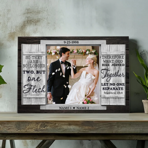 Personalized Marriage Canvas: Celebrating Your Journey as One | 89Prints