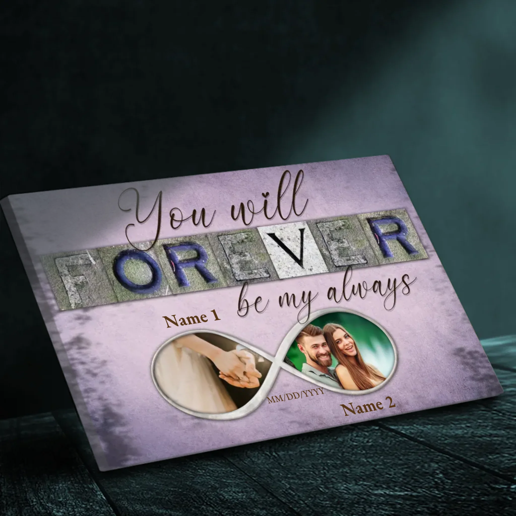 Custom Wedding Canvas At 89Prints - Forever Be My Always