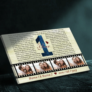 Personalized Anniversary Canvas - 