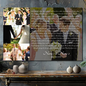 You're One of a Kind - Custom Love Canvas for Couples | 89Prints