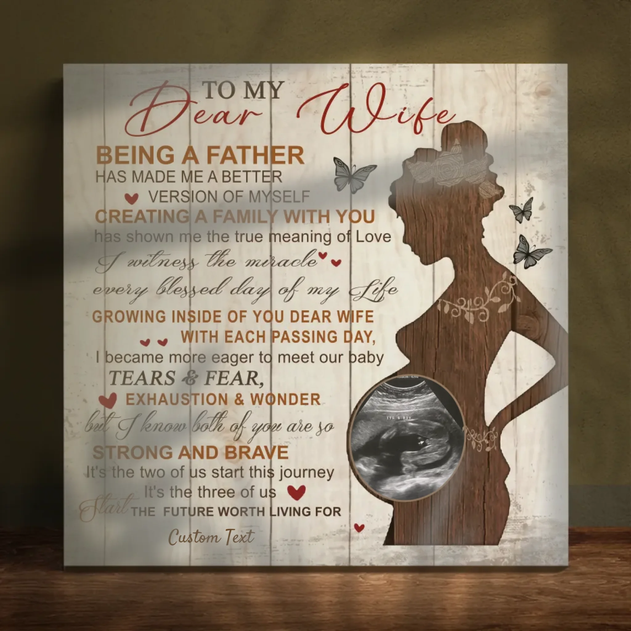 Custom canvas painting: Celebrating Our Journey of Love and Family | 89Prints