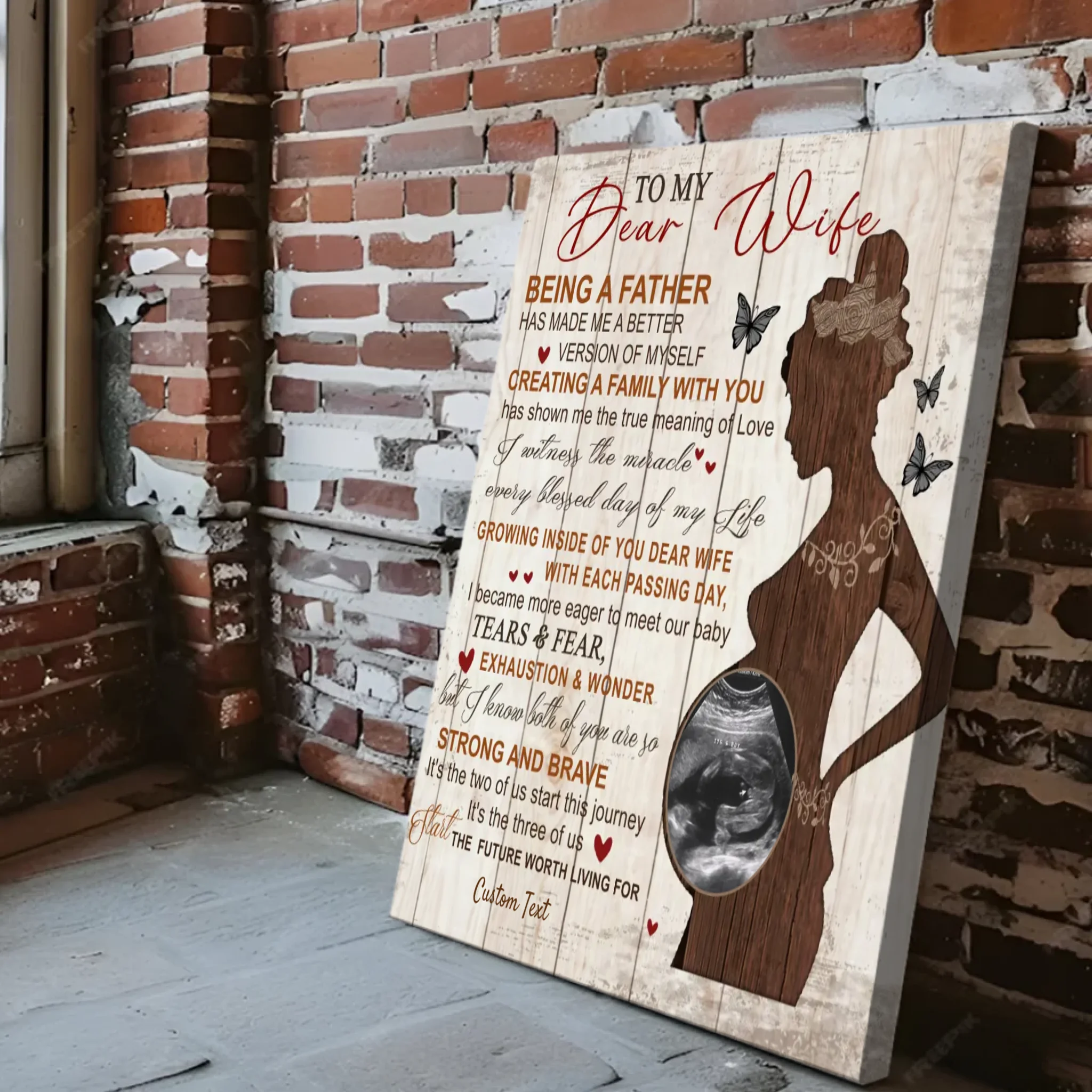 Custom canvas painting: Celebrating Our Journey of Love and Family | 89Prints