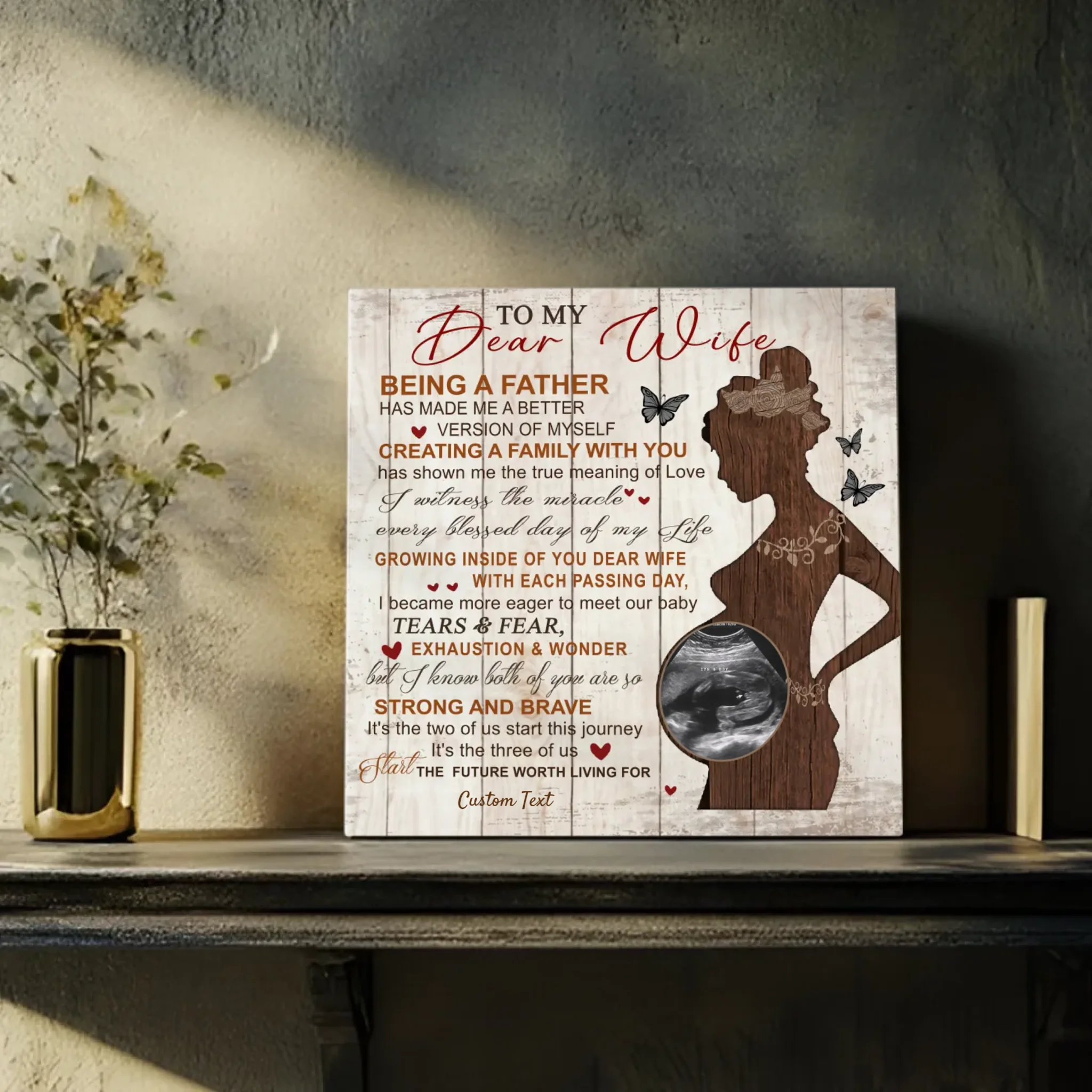 Custom canvas painting: Celebrating Our Journey of Love and Family | 89Prints