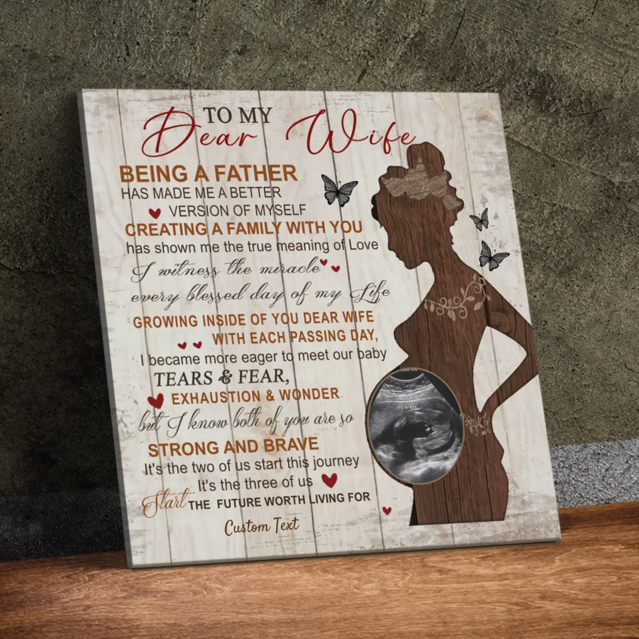 Custom canvas painting: Celebrating Our Journey of Love and Family | 89Prints