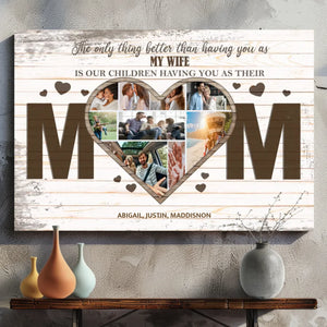 Custom Mom Canvas – Personalized Family Wall Art for Wife & Mother | 89Prints