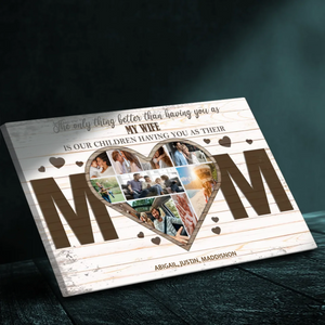 Custom Mom Canvas – Personalized Family Wall Art for Wife & Mother | 89Prints