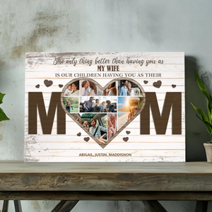 Custom Mom Canvas – Personalized Family Wall Art for Wife & Mother | 89Prints