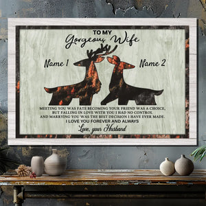 Customizable Canvas for Couples at 89Prints: Meeting You Was Fate