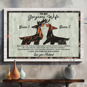 Customizable Canvas for Couples at 89Prints: Meeting You Was Fate