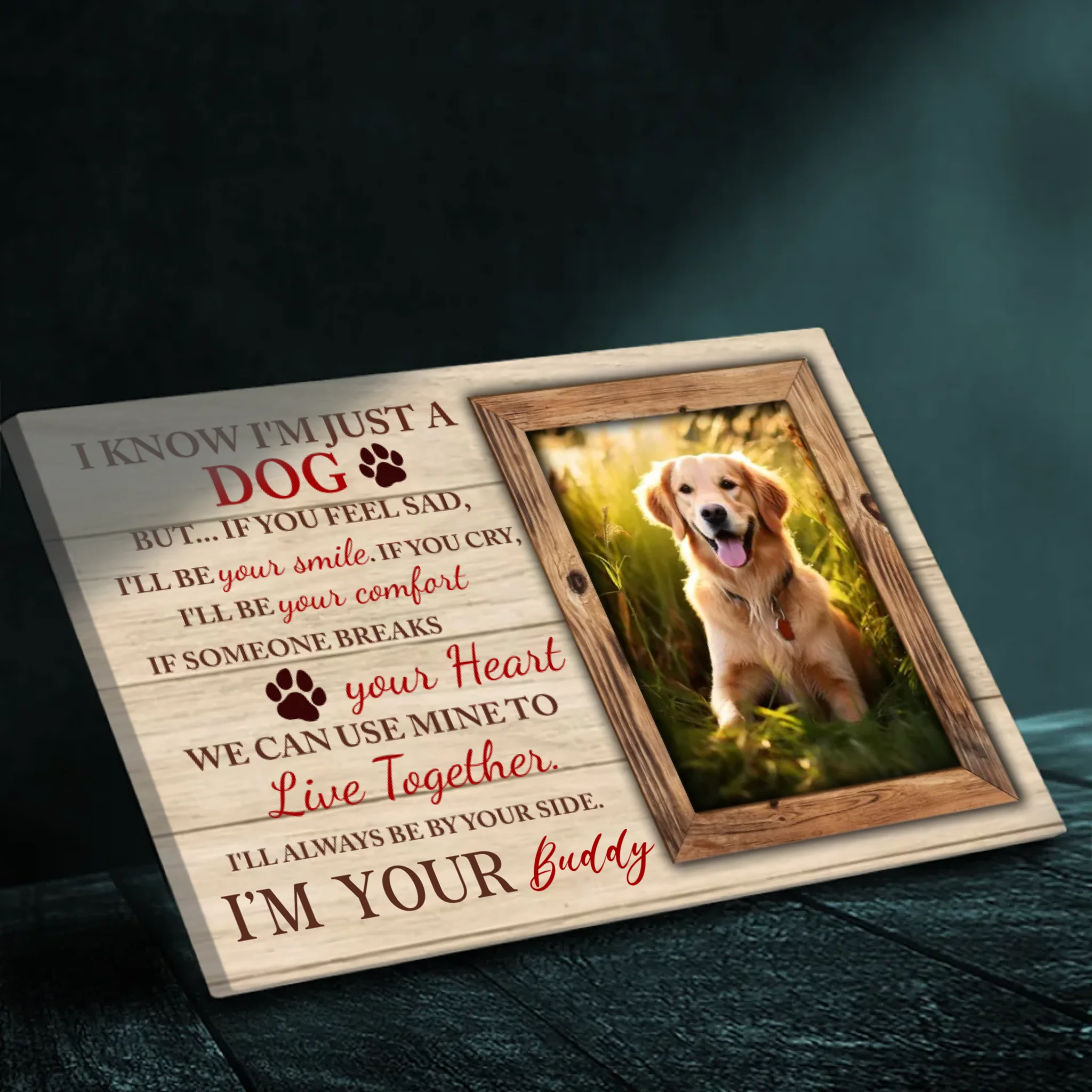 Custom Dog Portrait Canvas: Your Furry Best Friend At 89Prints