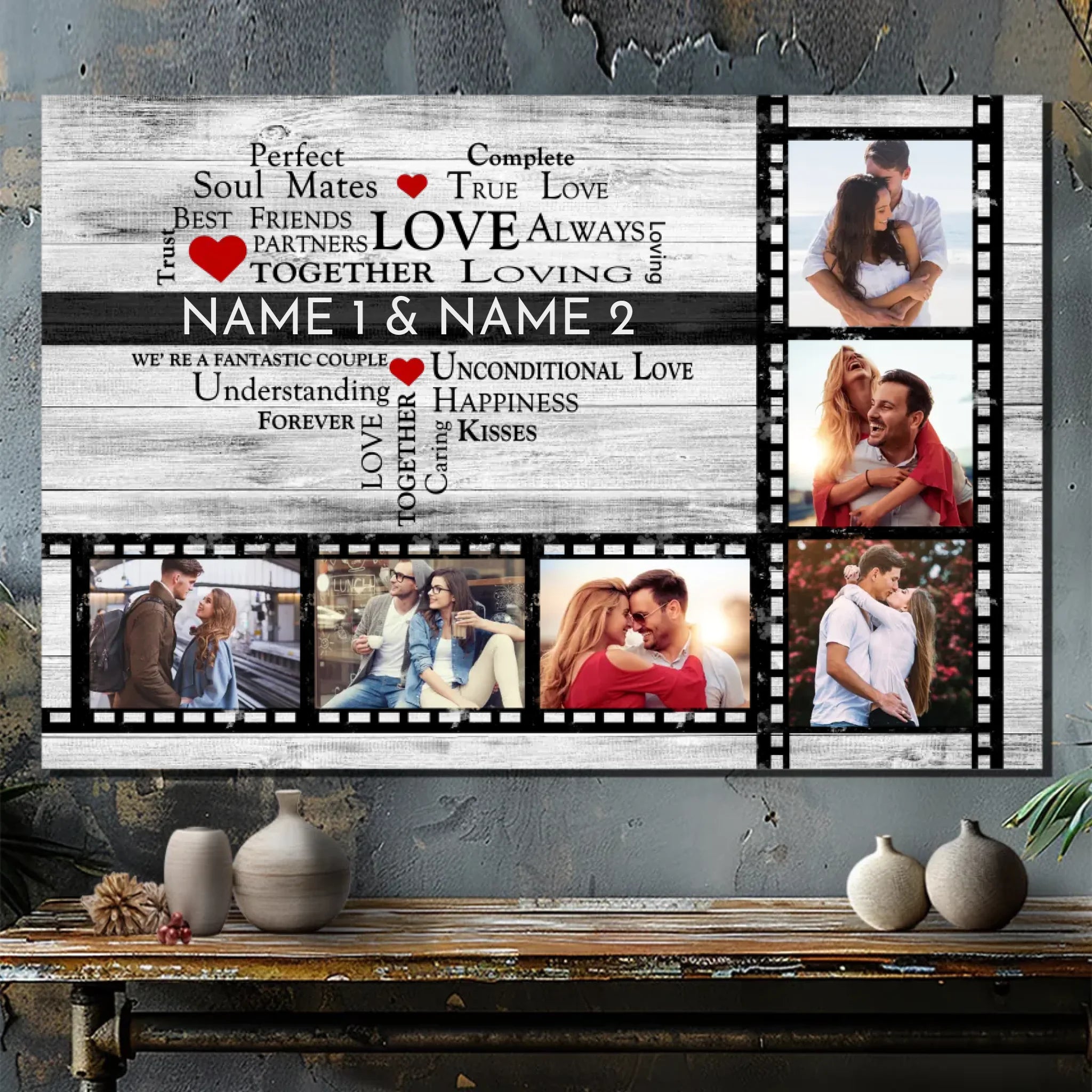 Personalized Canvas Art - Perfect Soul Mates and True Love | 89Prints