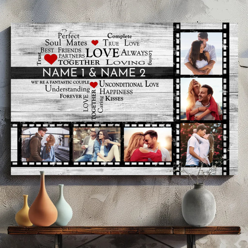 Personalized Canvas Art - Perfect Soul Mates and True Love | 89Prints
