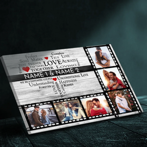 Personalized Canvas Art - Perfect Soul Mates and True Love | 89Prints