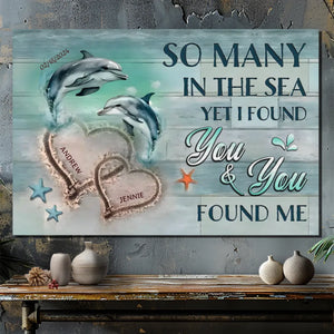 Personalized Wedding Quilt - Custom Names and Love Messages Sea Theme | 89Prints