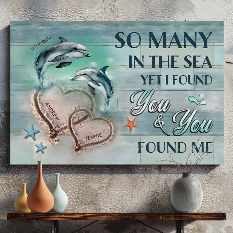 Personalized Wedding Quilt - Custom Names and Love Messages Sea Theme | 89Prints