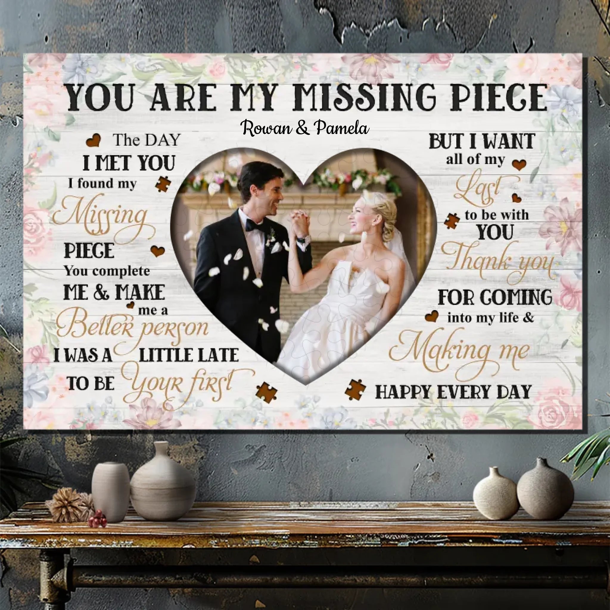 Customizable Wedding Canvas | 