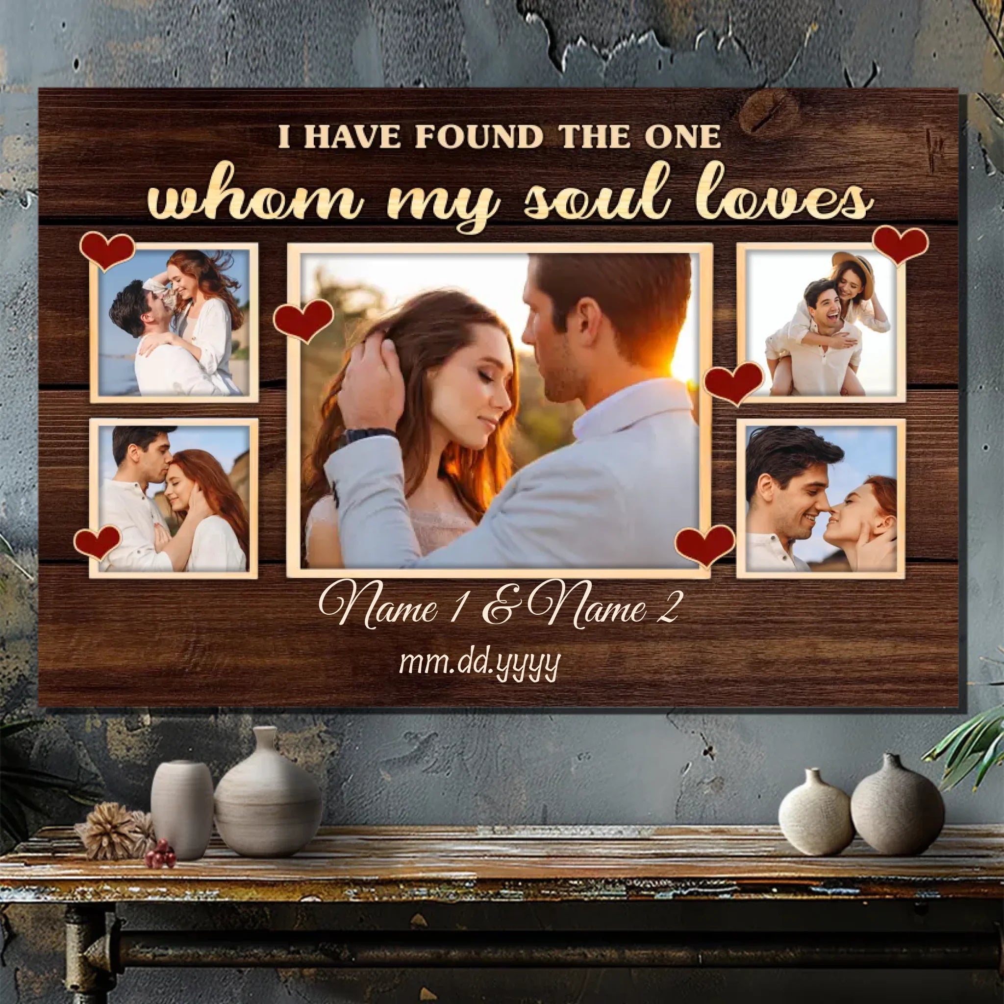 Personalized Wedding Canvas - 