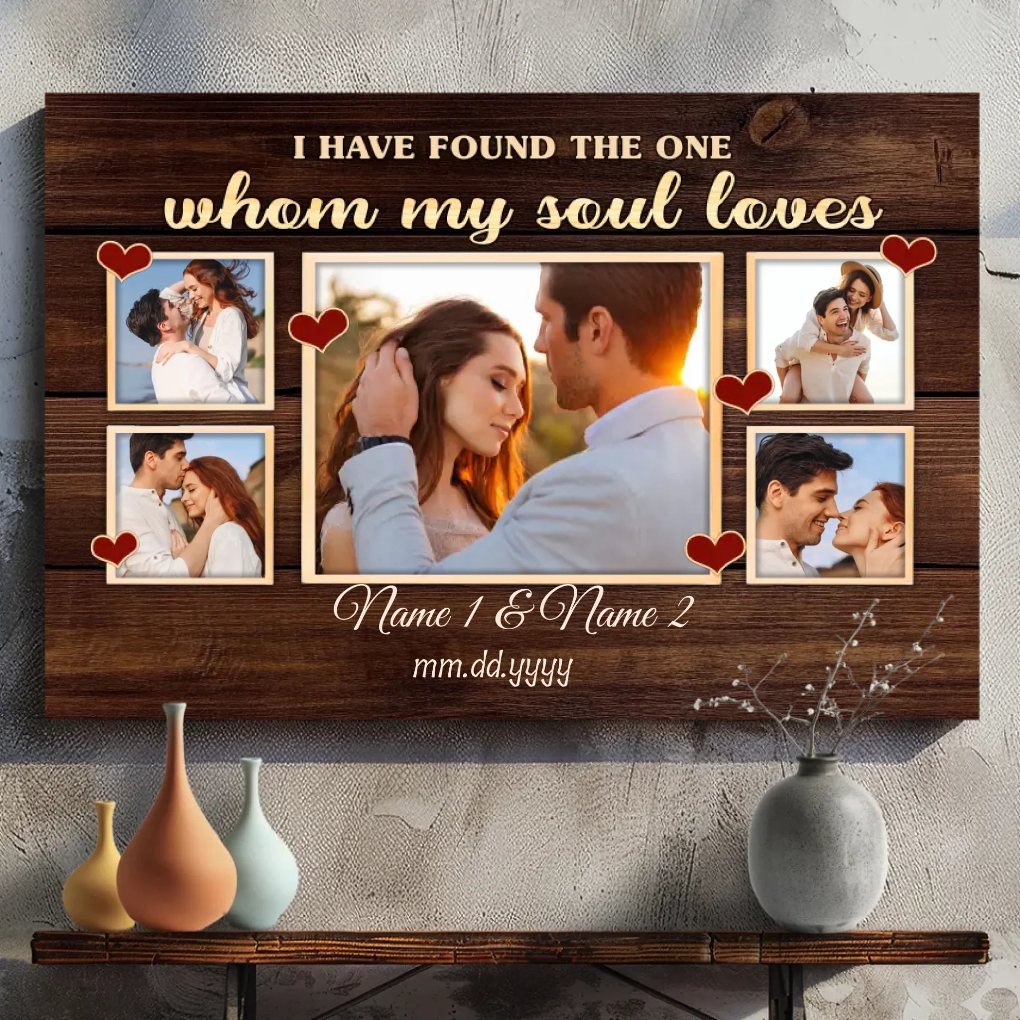 Personalized Wedding Canvas - 