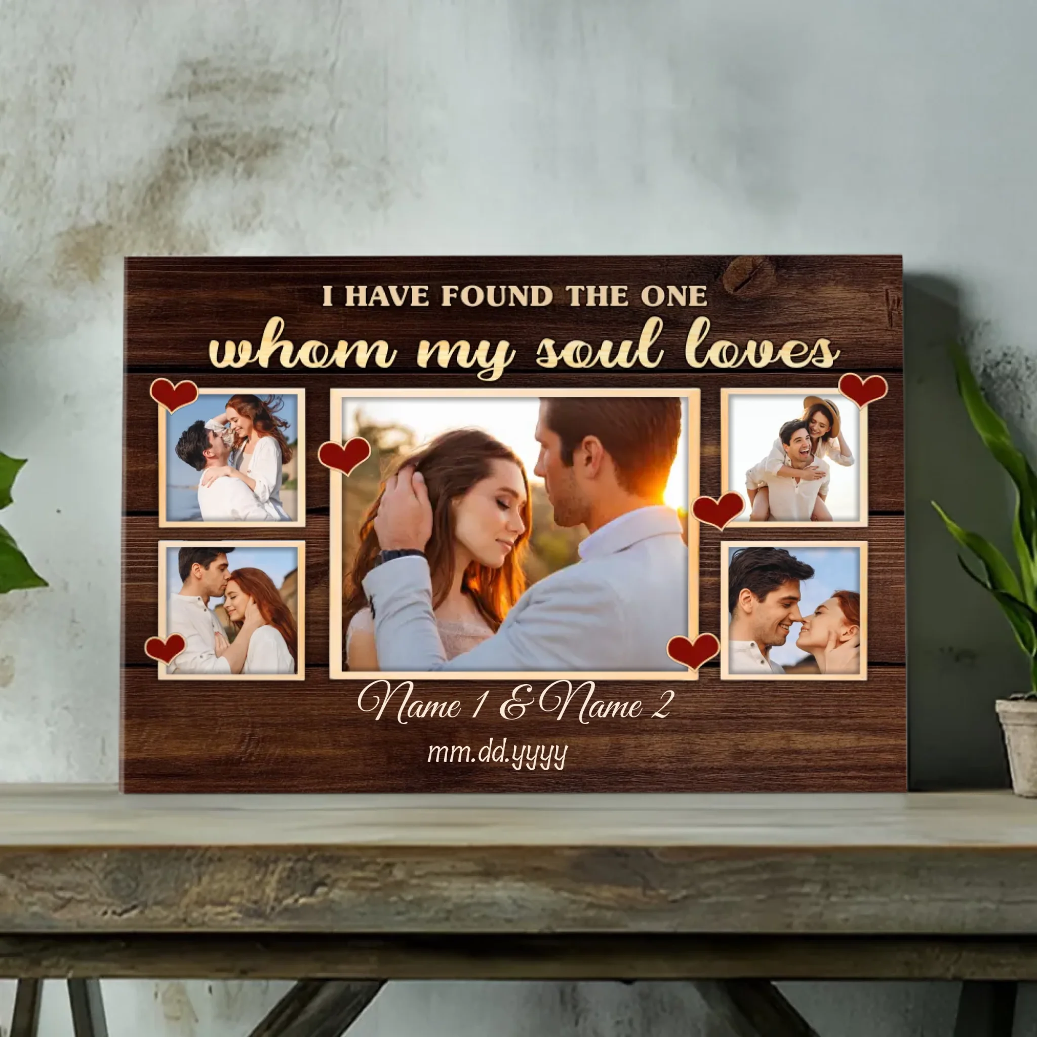 Personalized Wedding Canvas - 