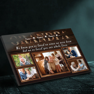 Grandpa: Celebrating Our Lifelong Love and Bond - Personalized Canvas