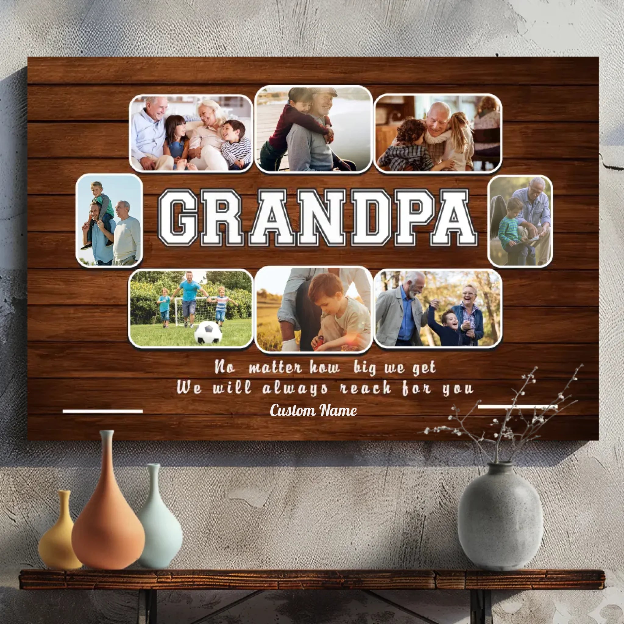 Personalized Grandpa Canvas - Cherish Family Memories Forever | 89Prints