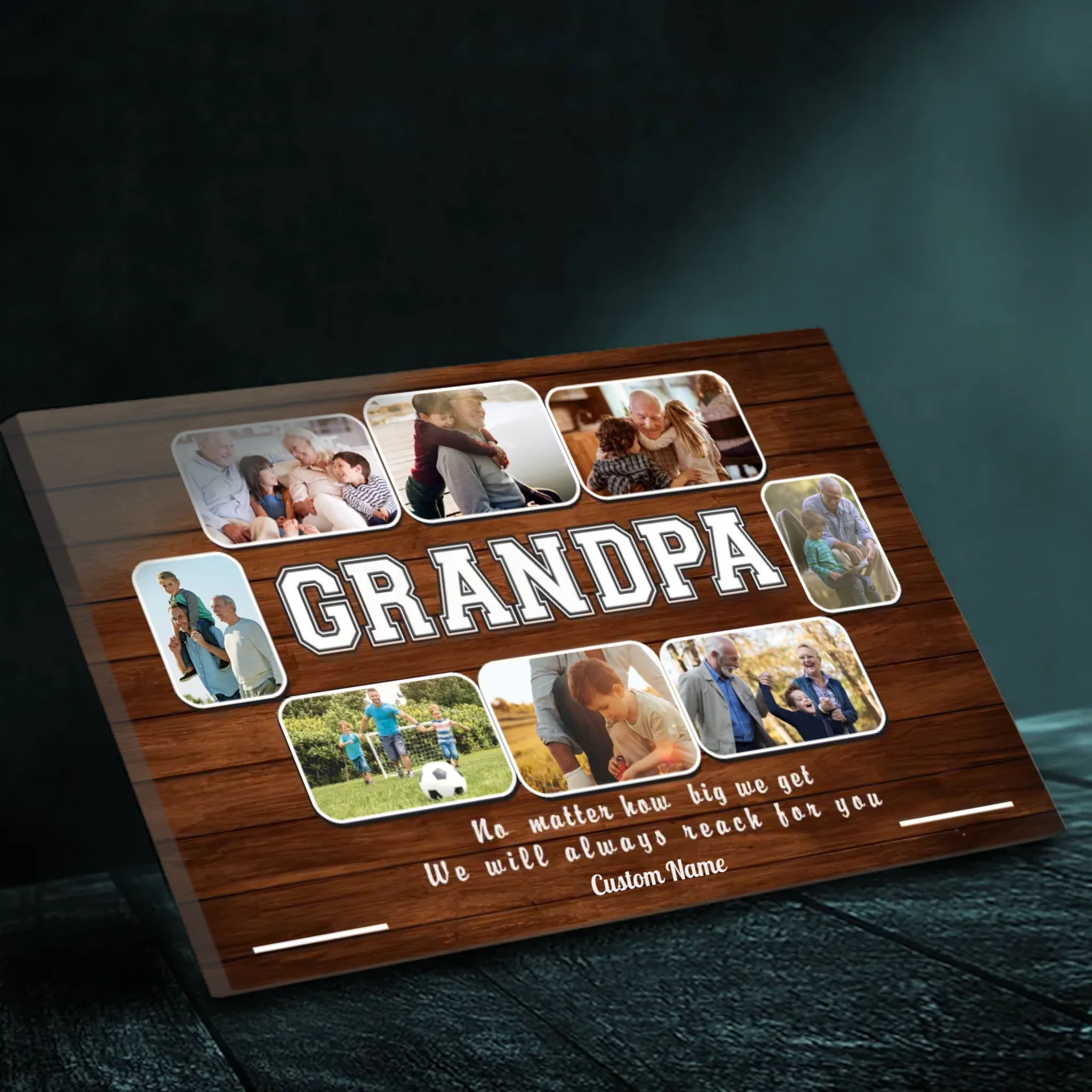 Personalized Grandpa Canvas - Cherish Family Memories Forever | 89Prints